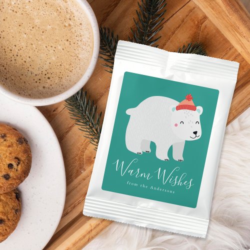 Cute Warm Wishes Polar Bear Hot Chocolate Drink Mix