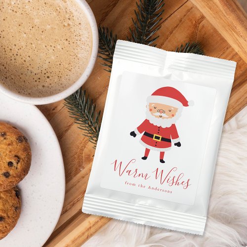 Cute Warm Wishes Santa Claus Hot Chocolate Drink Mix