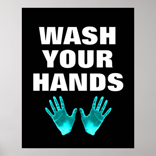Cute Wash Your Hands Sign