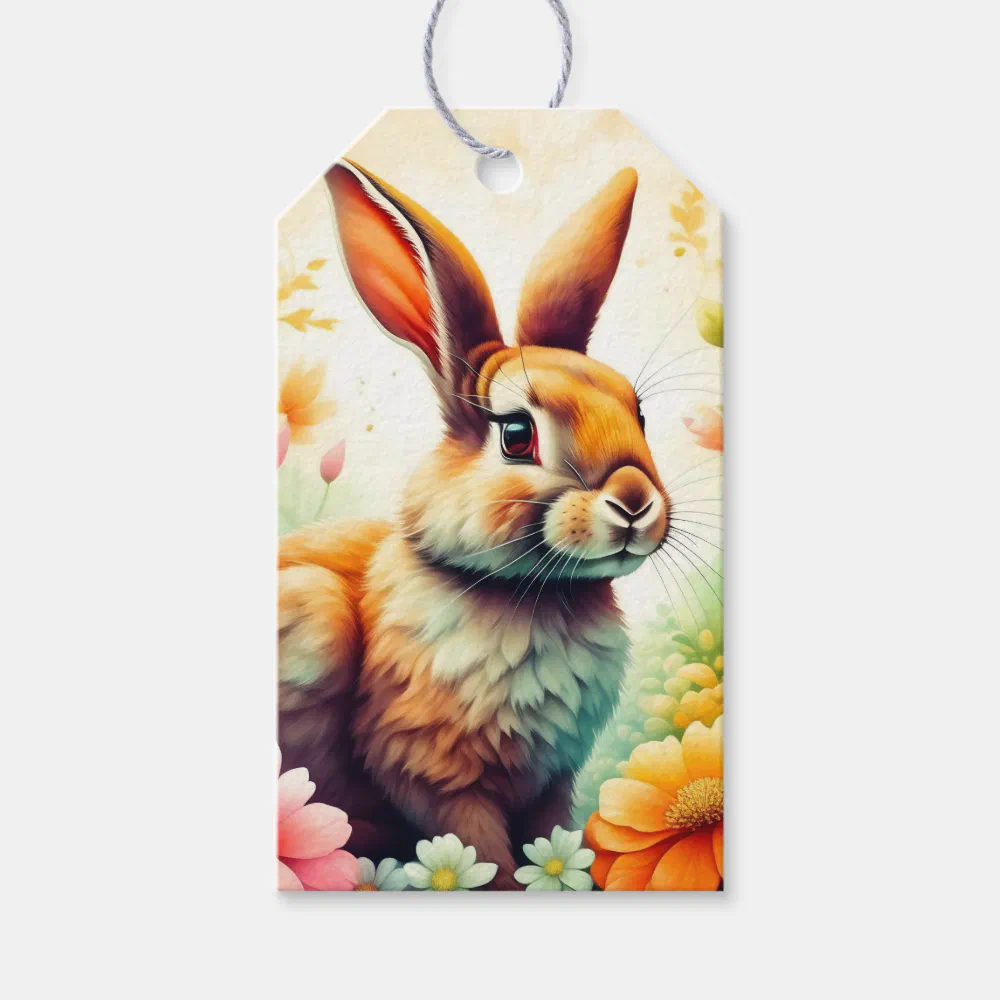 Easter Bunny and Flowers