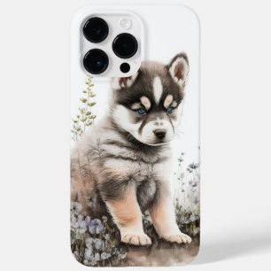 CUTE WATERCOLOR ALASKAN MALAMUTE PUPPY DOG Case-Mate iPhone 14 PRO MAX CASE