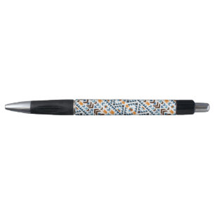 Cute watercolor aztec pattern pen