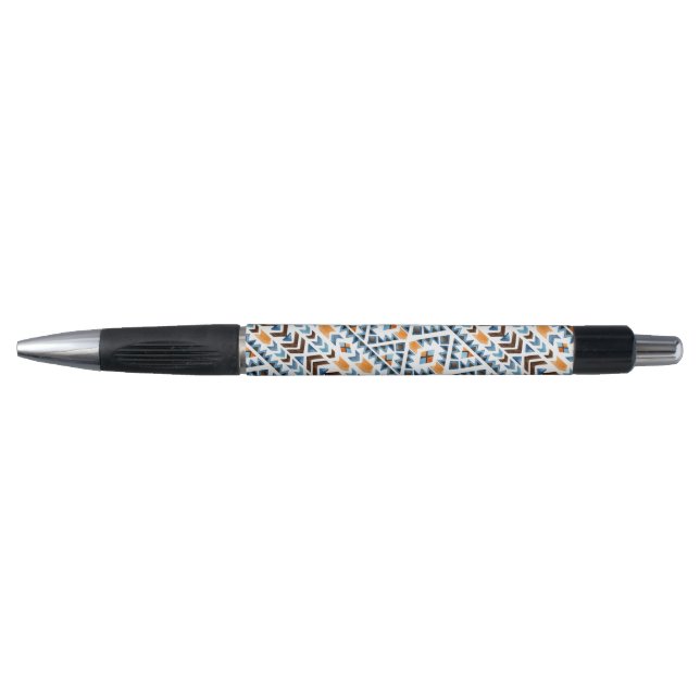 Cute watercolor aztec pattern pen (Front)