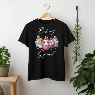 Cute Watercolor Baking Squad for baker bakery T-Shirt