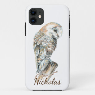 Barn owl drawing iPhone 11 case Barn owl drawing iPhone 11 case
