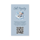 Cute watercolor bear baby shower QR Code registry