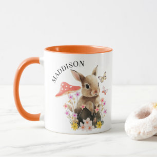 Cute Watercolor Bunny Mug