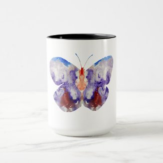 Cute  Watercolor Butterfly Art
