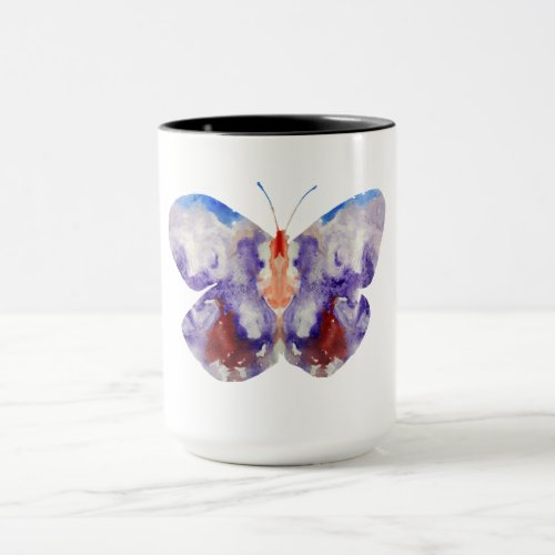 Cute  Watercolor Butterfly Art Mug