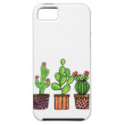 Cute Watercolor Cactus In Pots