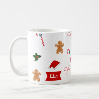 Cute Watercolor Christmas Coffee Mug