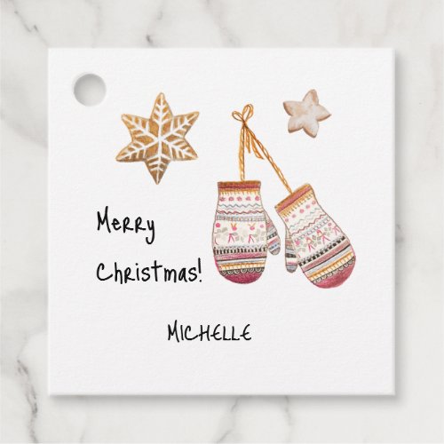 Cute Watercolor Country Rustic Illustrations Favor Tags