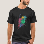 Cute Watercolor Deer Animal for Deer Colorful Pop  T-Shirt