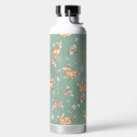 Cute Watercolor Deer Pattern Water Bottle