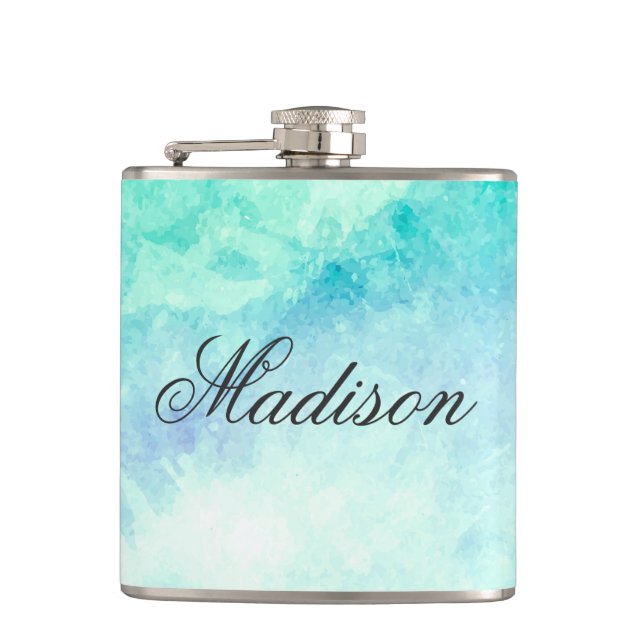 Cute Watercolor Flask (Front)