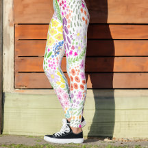 Cute Watercolor Floral Blooming Spring Custom Name