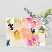 Cute Watercolor Flowers Bouquet (Standing Front)