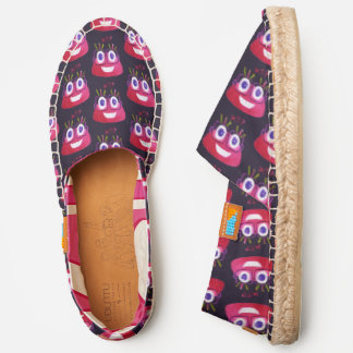 Cute Watercolor Geek Candy Character Mathematician Espadrilles