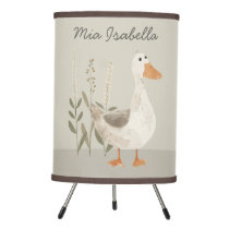 Cute Watercolor Goose Baby Nursery Lamp