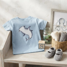 Cute Watercolor Hammerhead Shark Birthday
