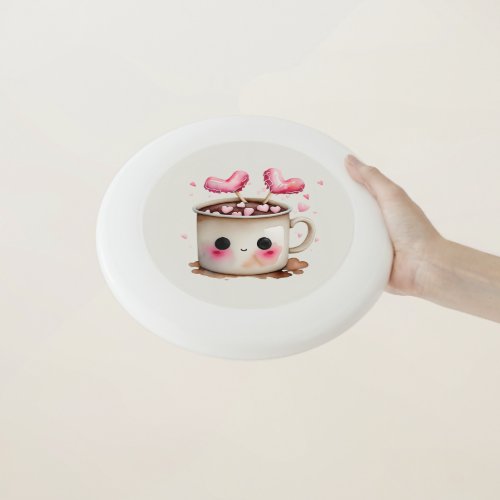 Cute Watercolor Hot Chocolate Mug Wham_O Frisbee