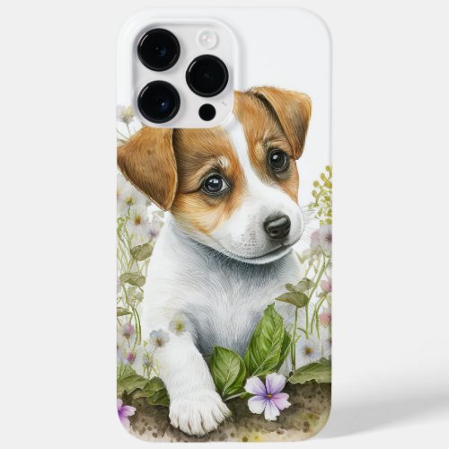 CUTE WATERCOLOR JACK RUSSELL TERRIER PUPPY DOG Case_Mate iPhone 14 PRO MAX CASE