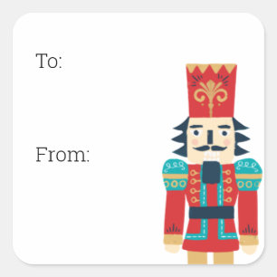 Cute Watercolor Nutcracker Gift Tags