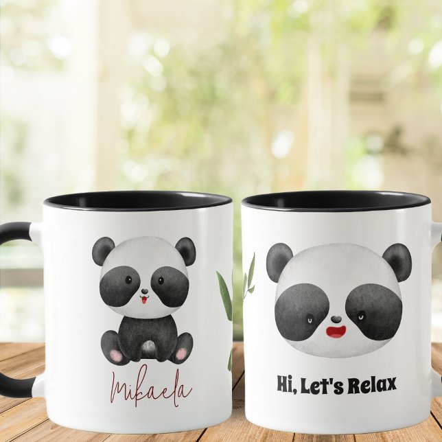 Cute Watercolor Panda Mug (Creator Uploaded)