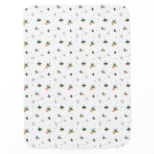 cute watercolor pink strawberry and flower