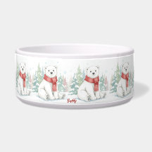 Cute watercolor Polar Bear Pet