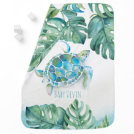 Cute Watercolor Sea Turtle Nursery Gift Baby Blanket Cute Watercolor Sea Turtle Nursery Gift Baby Blanket