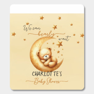 Cute Watercolor Sleeping Bear On Moon Baby Shower Breath Savers® Mints