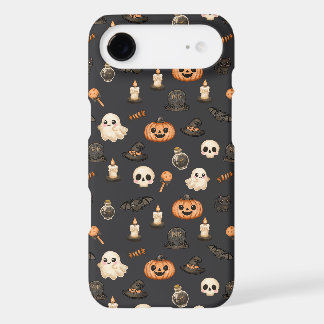 Cute Watercolor Spooky Halloween Pattern iPhone 17 Air Case