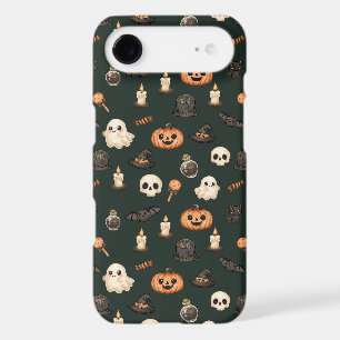 Cute Watercolor Spooky Halloween Pattern iPhone 17 Air Case