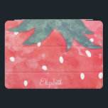 Cute Watercolor Strawberry   iPad Pro Cover<br><div class="desc">Cute watercolor strawberry.</div>