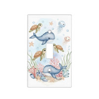 Cute Watercolor Under the Sea Ocean Animals