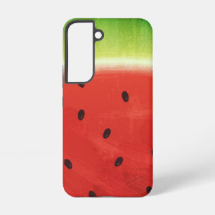 Cute Watercolor Watermelon Giant funny slice Samsung Galaxy S22 Case