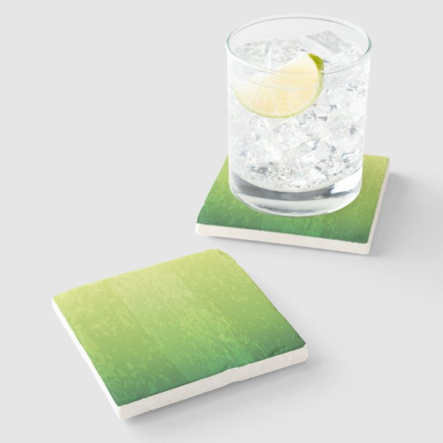 Cute Watercolor Watermelon Giant funny slice Stone Coaster (Side)