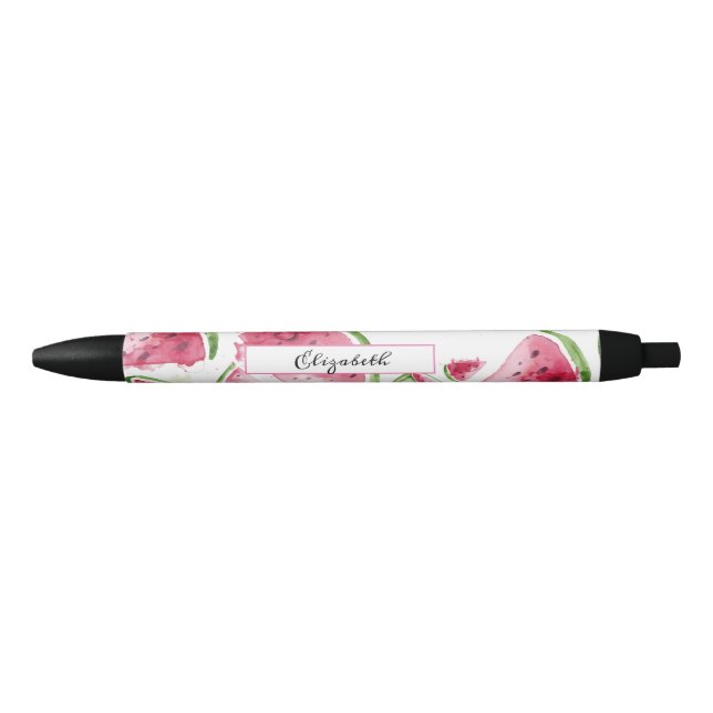 Cute Watercolor Watermelon  Pen (Front)