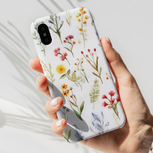Cute Watercolor Wildflower Modern Floral Botanical Case-Mate iPhone 14 Case