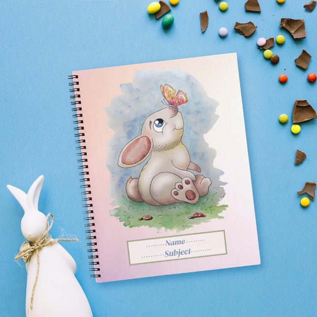 Cute watercolors bunny Notebook (Cute watercolors bunny Notebook
)