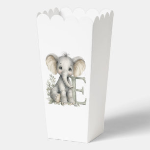 Cute watercolour baby animal alphabet Elephant Favor Boxes
