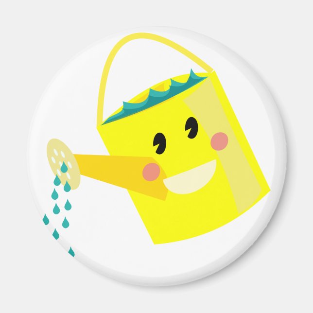 Cute Watering Can Magnet (Front)