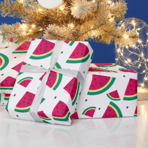 Cute Watermelon 1st Birthday Party Wrapping Paper