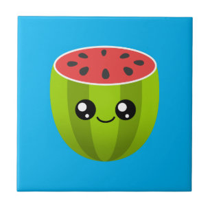 Cute Watermelon Ceramic Tile