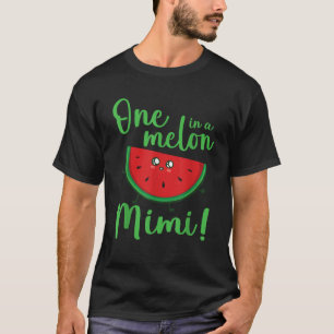 Cute Watermelon Dancing Happy Me One In A Melon Mi T-Shirt