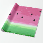 Cute watermelon design wrapping paper