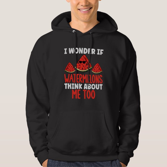 Cute Watermelon Fruit Melon  Summer for Men Women  Hoodie (Front)