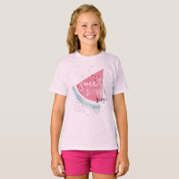 Cute Watermelon Graphic Girls Summer T-Shirt