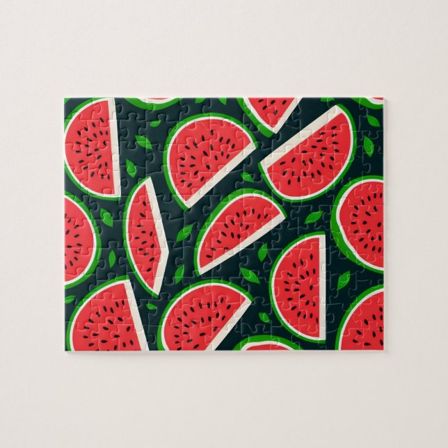 Cute Watermelon Jigsaw Puzzle (Horizontal)